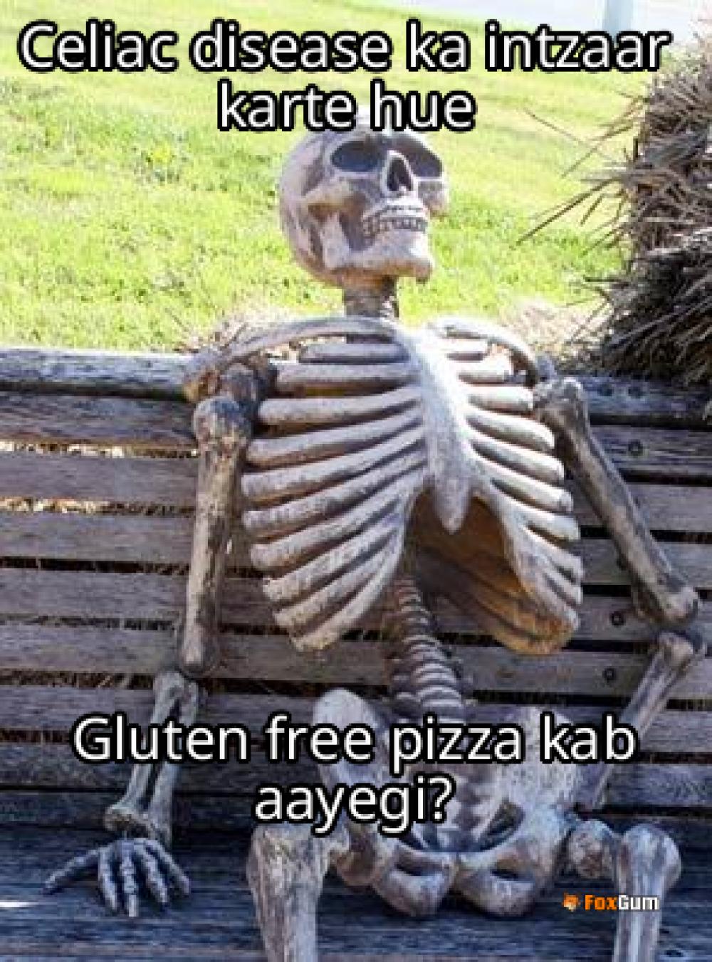 meme about celiac disease, gluten intolerance, health issues, autoimmune disorders
