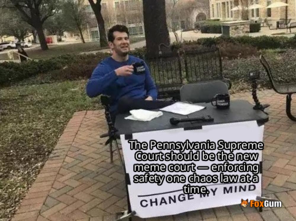 meme about safety, Supreme Court, law, police