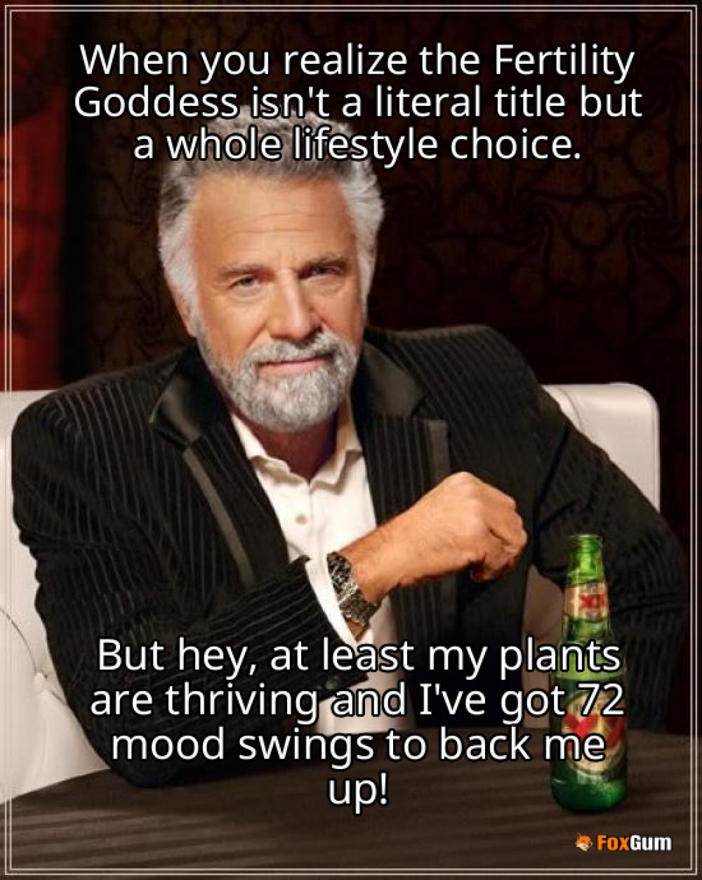 meme about culture, spirituality, goddess, fertility