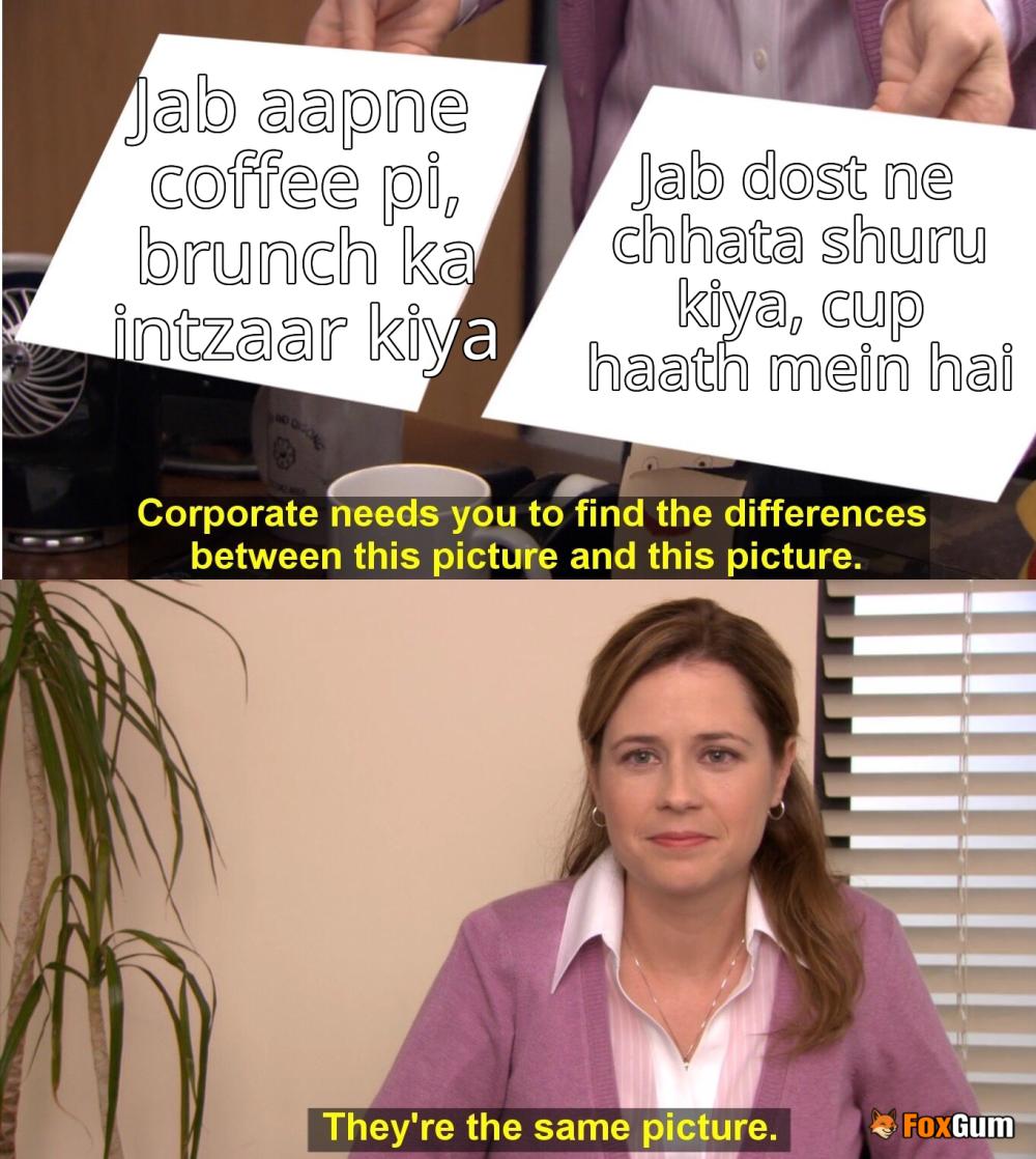 meme about coffee, brunch, cafe, Bowen Hills
