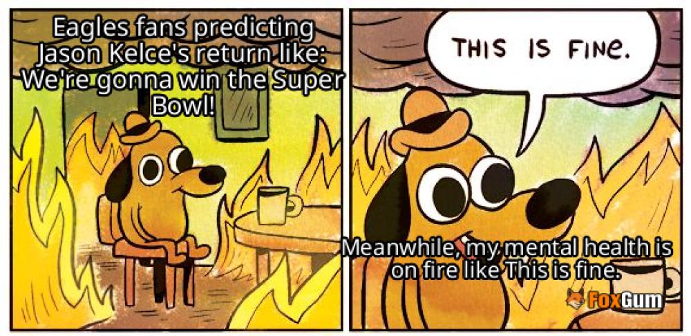 meme about Philadelphia, NFL, Jason Kelce, Eagles