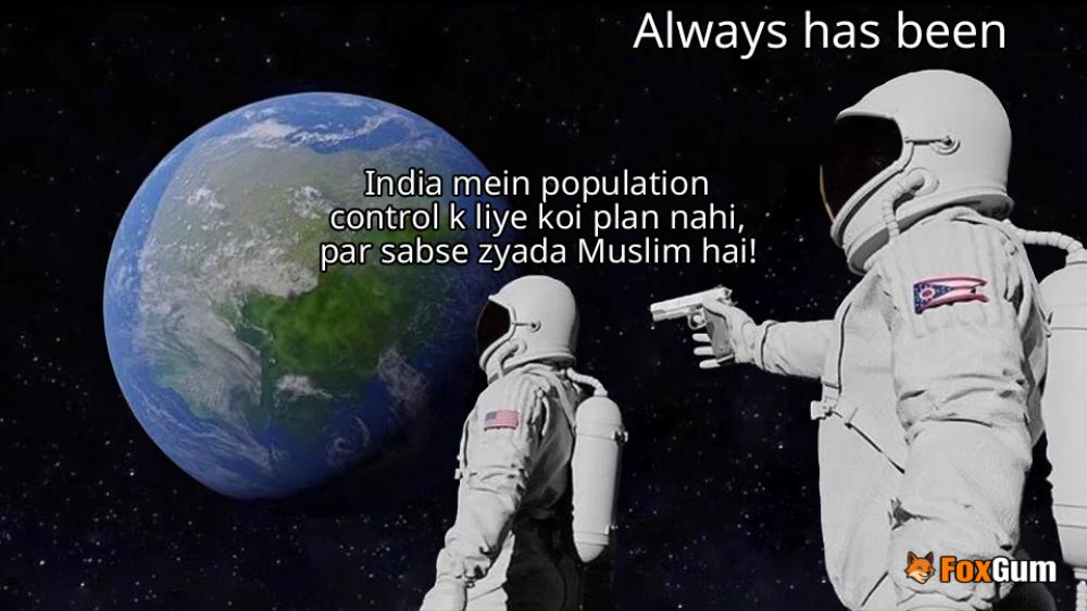 meme about জনসংখ্যা, দক্ষিণ এশিয়া, মুসলিম, বিশ্ব