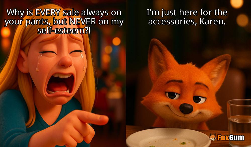 meme about accessories, men's fashion, clothing sale, street style