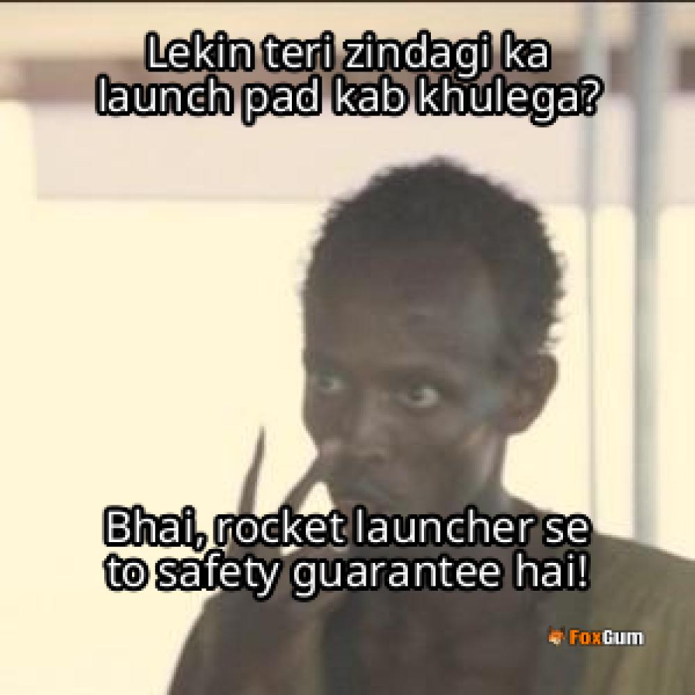 meme about तकनीक, सुरक्षा, रॉकेट, लॉन्चर