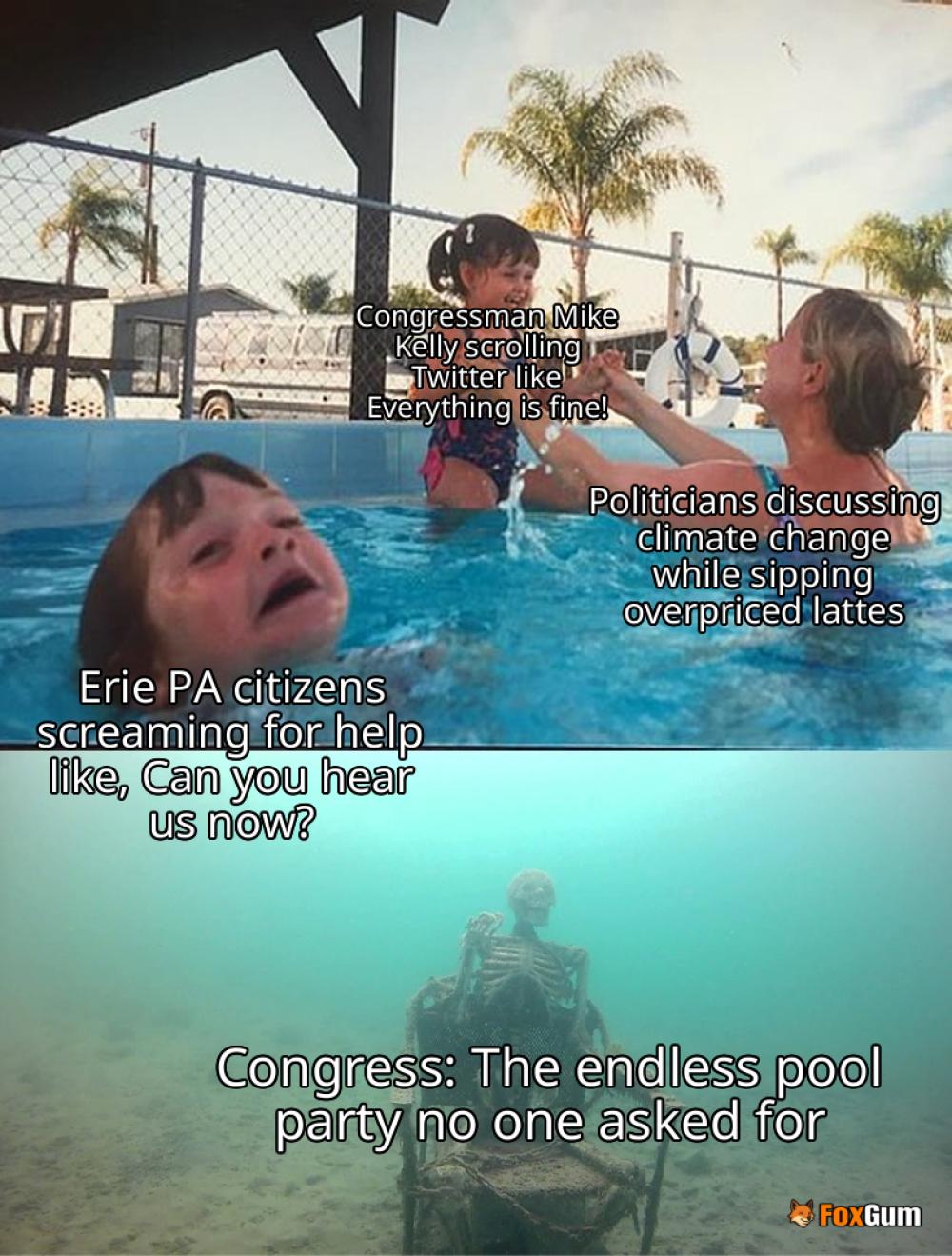 meme about politics, Pennsylvania, Mike Kelly, Erie