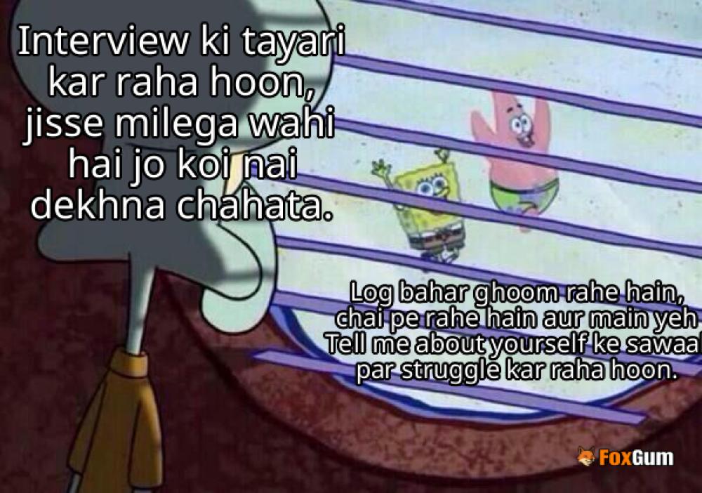 meme about interview tips, job preparation, candidate assessment, interview types