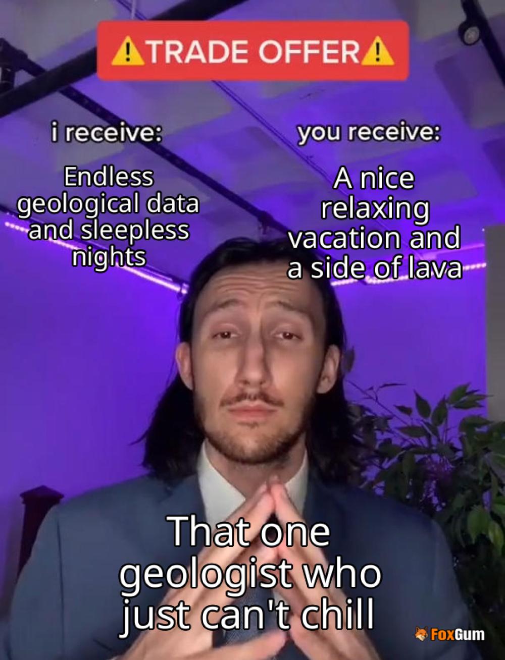 meme about geology, Iceland, volcanoes, eruptions