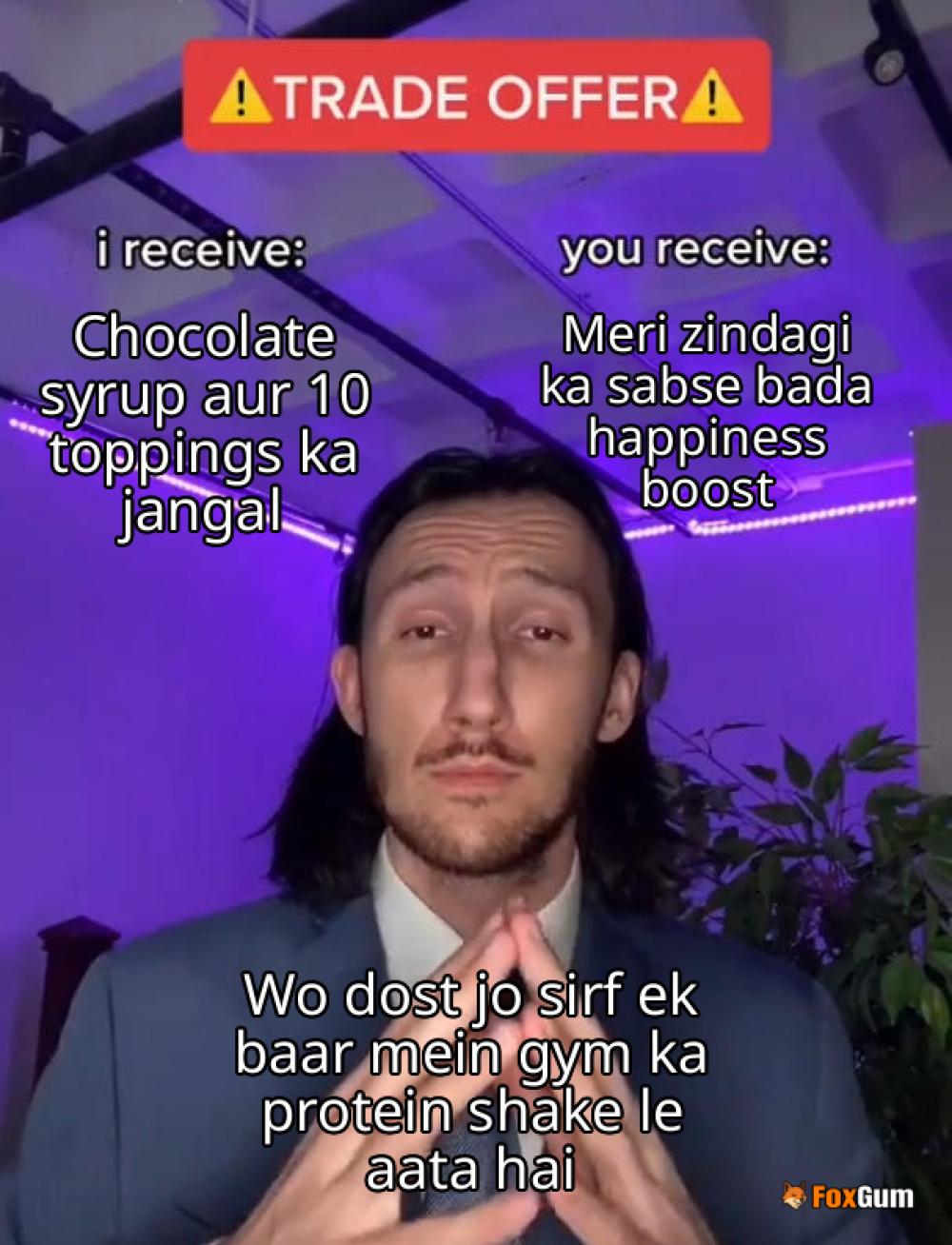 meme about creativity, food, dessert, toppings