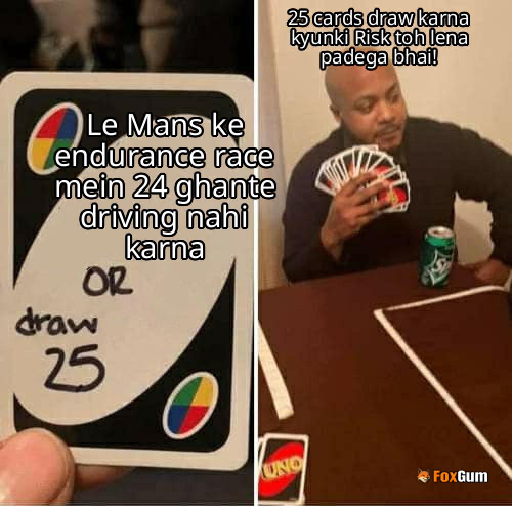 meme about Cars, motorsport, endurance racing, Le Mans