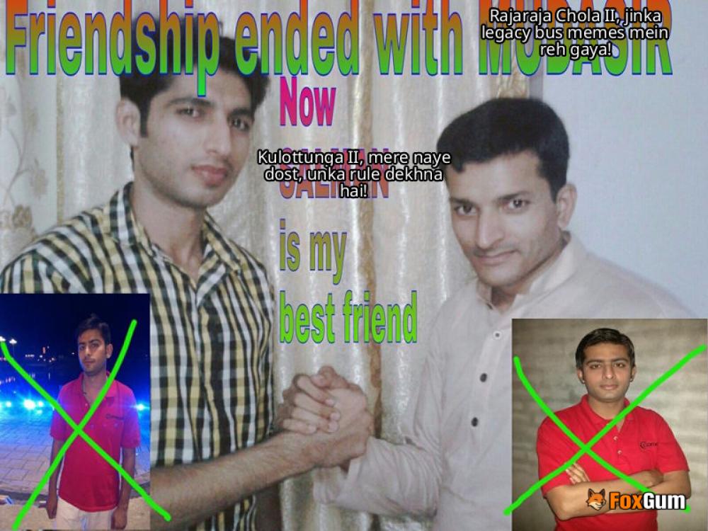 meme about Kulottunga II, Chola dynasty, Indian history, Rajaraja Chola II