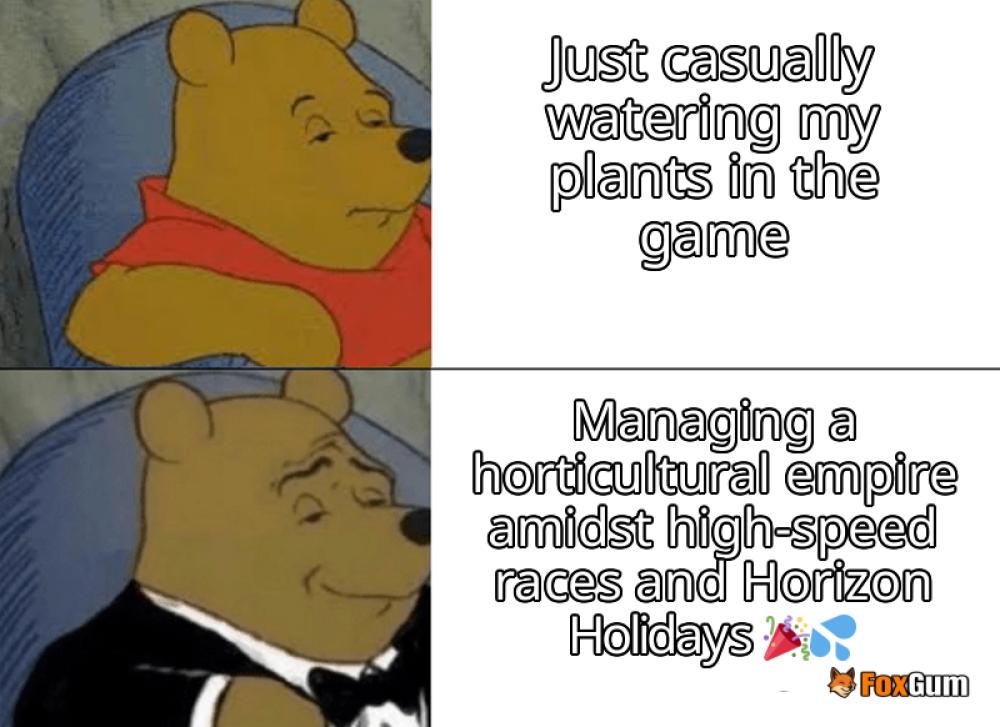 meme about gaming tips, Forza Horizon 5, Watering Hole, Horizon Holidays