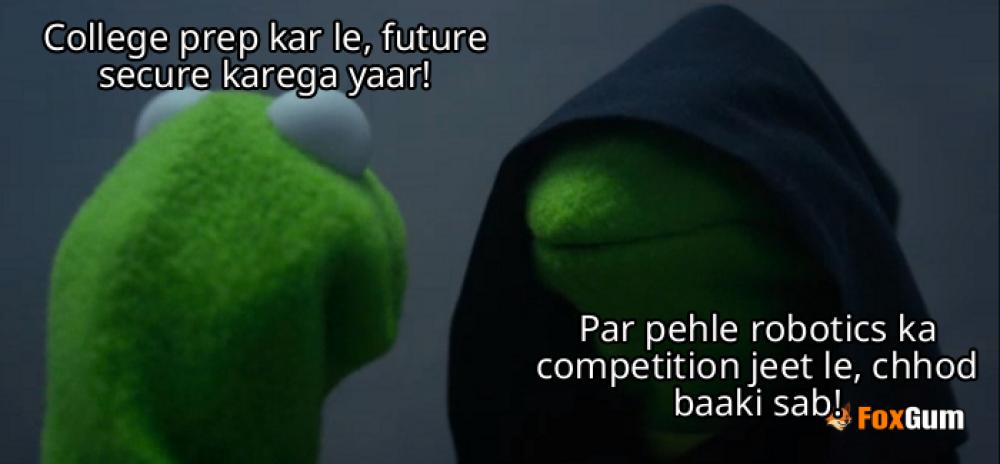 meme about education, Westwood High School, robotics, college prep