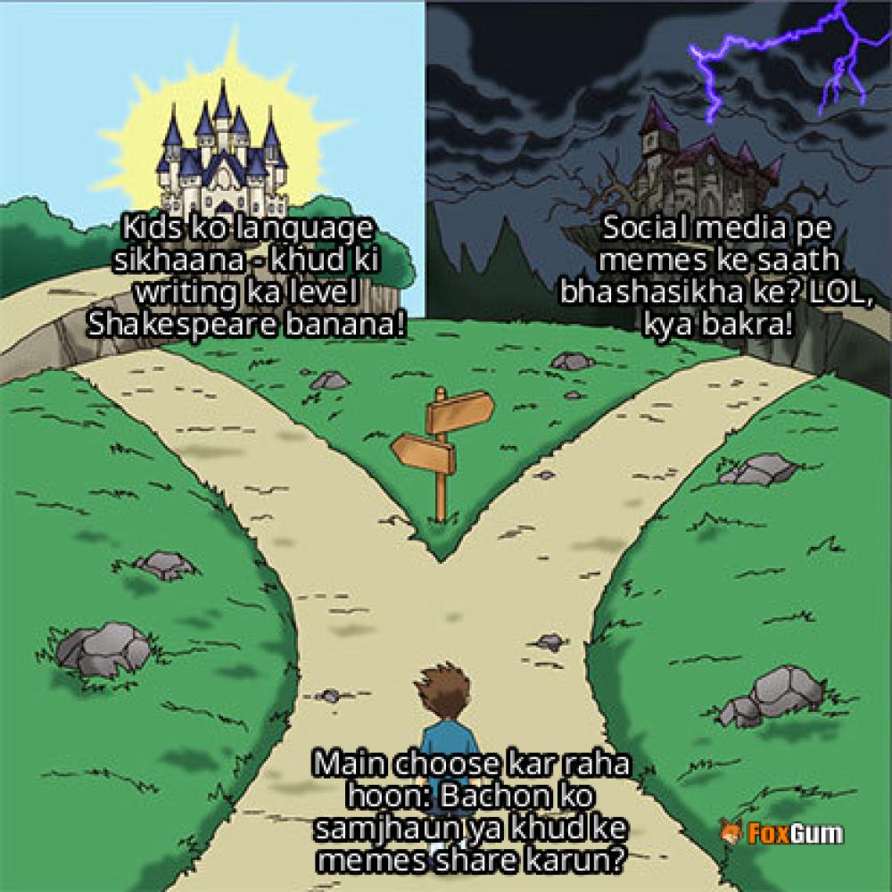 meme about lenguaje, educación, aprendizaje, niños